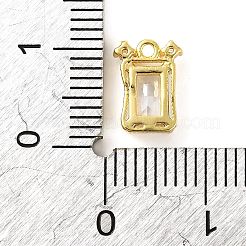 Латунные подвески из прозрачного кубического циркония&nbsp;LS-KK-Z051-01G-01