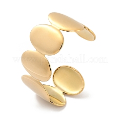 Овальные браслеты-манжеты из нержавеющей стали 304&nbsp;LS-BJEW-L610-14G