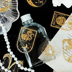 100 шт. прозрачные наклейки для животных с изображением созвездий PW-WG77E72-01