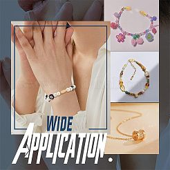 100 шт. 2-х цветные латунные винтовые застежки KK-NB0002-69