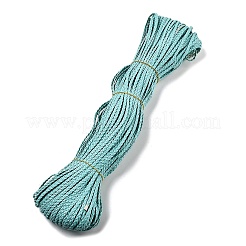 Cordon tressé en cuir PU 3 pli&nbsp;OCOR-Q059-01F