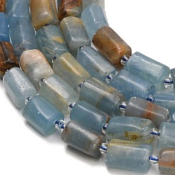 Natürliche blaue Calcit Perlen Stränge&nbsp;G-D109-A05
