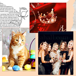 4 pièce 4 styles de décoration de gâteau en forme de couronne en alliage de strass&nbsp;DIY-SP0003-26RG