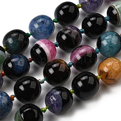 Природный агат бисер нитей&nbsp;G-F820-A01-01