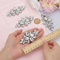 4 cabochon in vetro (adesivo hot melt sul retro)&nbsp;GGLA-FG0001-01