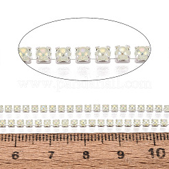 Tennisketten aus Eisen und ABS-Kunststoff mit Imitationsperlen&nbsp;CH-Q006-01A-14