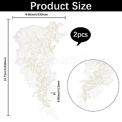 Полиэфирное кружево для украшения одежды&nbsp;FIND-WH20040-11A