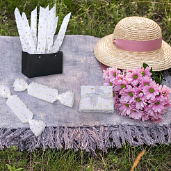 Прямоугольная бумажная упаковка для букета DIY-WH20050-20C-01