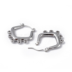 Серьги-кольца из нержавеющей стали 304 EJEW-I284-18P