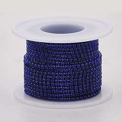 Cadenas de strass de rhinestone de hierro de electroforesis&nbsp;CHC-Q009-SS6.5-B03