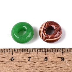 Perles européennes en pierre mélangée naturelle et synthétique&nbsp;G-Q608-13