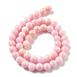 Abalorios de jade natural de mashan hebras&nbsp;G-A255-A01-01B