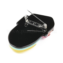 Акриловый значок с абстрактным лицом&nbsp;JEWB-C013-03