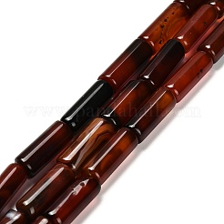 Окрашенные естественный агат бисер пряди&nbsp;G-G203-01B