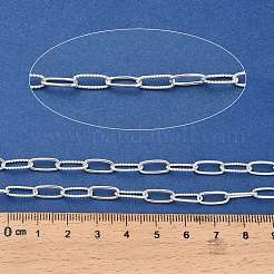 925 серебряная цепочка с перекрещивающимися звеньями в форме скрепки STER-NH0001-82S