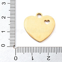 Anhänger aus Edelstahl 304&nbsp;LS-STAS-M076-01G