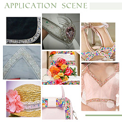 3 шт. двухцветная лента со стразами для горячей фиксации DIY-PH0021-28