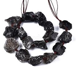 Природный дымчатый кварц нитей бисера G-R421-06