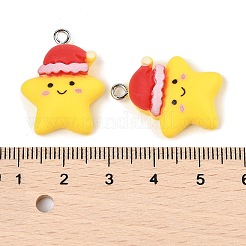 Подвески из непрозрачной смолы на рождественскую тематику&nbsp;RESI-S08-05J