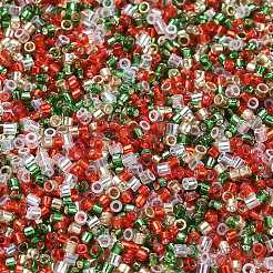 4 цвет Рождество 11/0 стеклянных бисера&nbsp;SEED-X0058-13