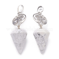 Природные подвески Говлит&nbsp;G-O194-21