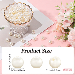 Имитация жемчуга акриловые&nbsp;PEAR-LT0001-02B