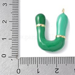 Латунь эмаль подвески&nbsp;KK-E093-03G-U-02