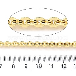 Латунные плоские круглые цепи бостон KK-V007-003G