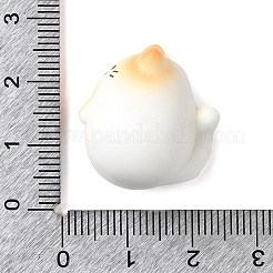 Лежащая кошка скульптура из смолы витрина украшения&nbsp;DJEW-V001-01H