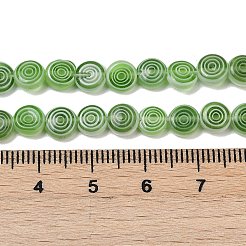 Бусы лэмпворк ручной работы LK-R004-51B