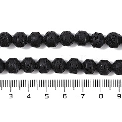 Бусы из натуральной лавы G-A234-D02-01