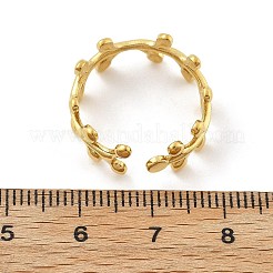 Открытые манжетные кольца из нержавеющей стали 304&nbsp;RJEW-R014-02G-04