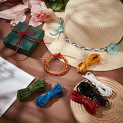 30 ярд двухцветного шнура из коровьей кожи WL-PH0004-23B