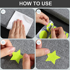 Autocollant réfléchissant en plastique imperméable&nbsp;DIY-WH0184-88A