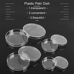 Piastra per coltura cellulare monouso in plastica rotonda e piatta&nbsp;AJEW-OC0001-97