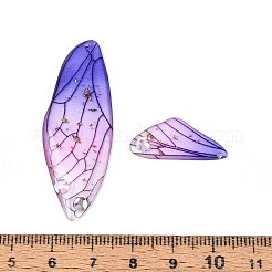 Подвески в виде крыльев бабочки из эпоксидной смолы&nbsp;RESI-T057-89B