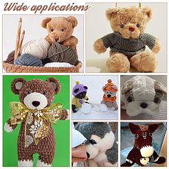 Полукруглые пластиковые наборы для безопасных глаз и век DOLL-WH0002-12A