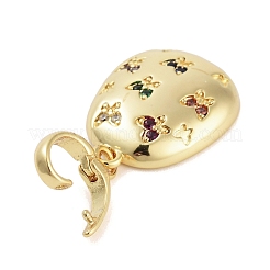 Латунь с подвесками из фианита&nbsp;KK-G496-04G