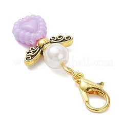 Украшения из акриловой подвески в виде ангела&nbsp;HJEW-JM04015-02