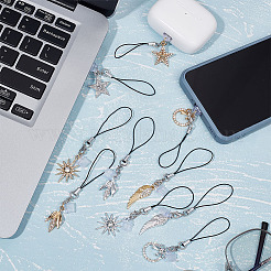 Сплав с подвеской из кристаллов и страз&nbsp;HJEW-OC00035