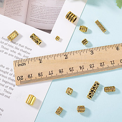 300шт 15 стиля бусины из сплава в тибетском стиле&nbsp;TIBEB-GO0001-08C