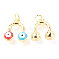 Латунь эмаль подвески&nbsp;KK-Y001-01E-G