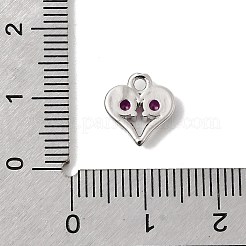 Латунные микро проложить кубического циркония подвески&nbsp;KK-L258-11P