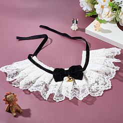 Baberos de poliéster con lazo para perros&nbsp;AJEW-WH0651-22B-01