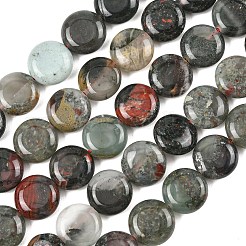 Природные африканские гелиотроп бисер пряди&nbsp;G-L648-B06-15mm