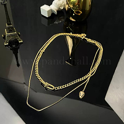 12 шт. 2-х цветные подвески из нержавеющей стали 304&nbsp;STAS-UN0042-37