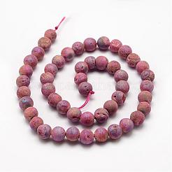 Гальванические природный кристалл кварца бусы пряди G-K174-01E