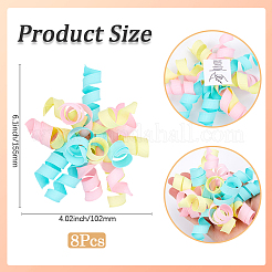 8 nœud en ruban de polyester&nbsp;DJEW-SP0001-05D