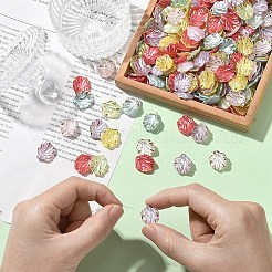 100 шт. Непрозрачные акриловые подвески&nbsp;MACR-YW0004-08A