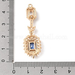 Ottone micro spianare pendenti zirconi&nbsp;KK-N290-08G-02